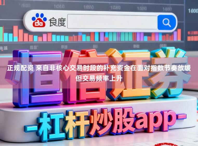 正规配资 来自非核心交易时段的补充资金在面对指数节奏放缓但交易频率上升