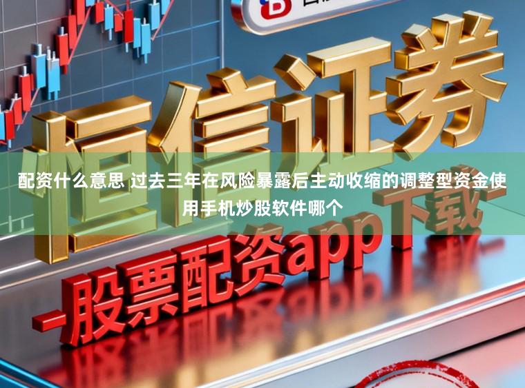 配资什么意思 过去三年在风险暴露后主动收缩的调整型资金使用手机炒股软件哪个