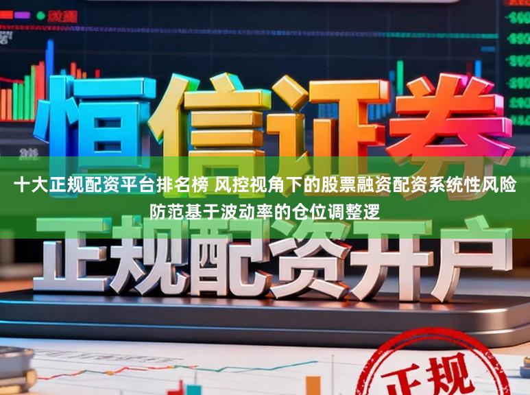 十大正规配资平台排名榜 风控视角下的股票融资配资系统性风险防范基于波动率的仓位调整逻