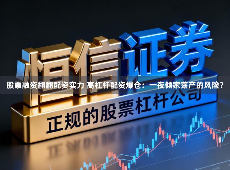 股票融资翻翻配资实力 高杠杆配资爆仓：一夜倾家荡产的风险？